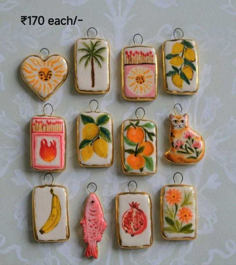 Handmade Ceramic Charms
