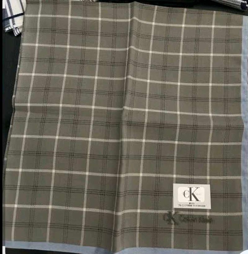 Authentic Calvin Klein Plaid Handkerchief