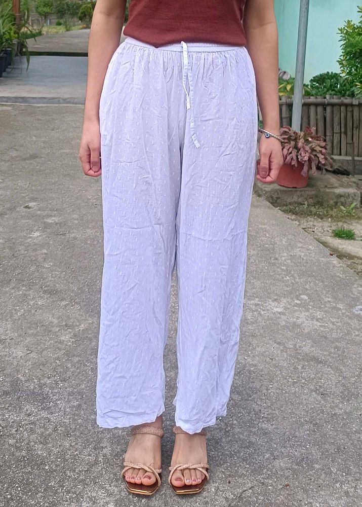 New Comfortable White Palazzo Pants