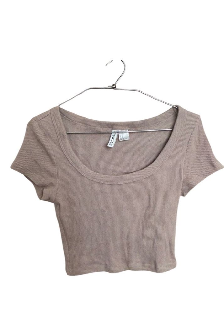 H&amp;M Ribbed Crop Top