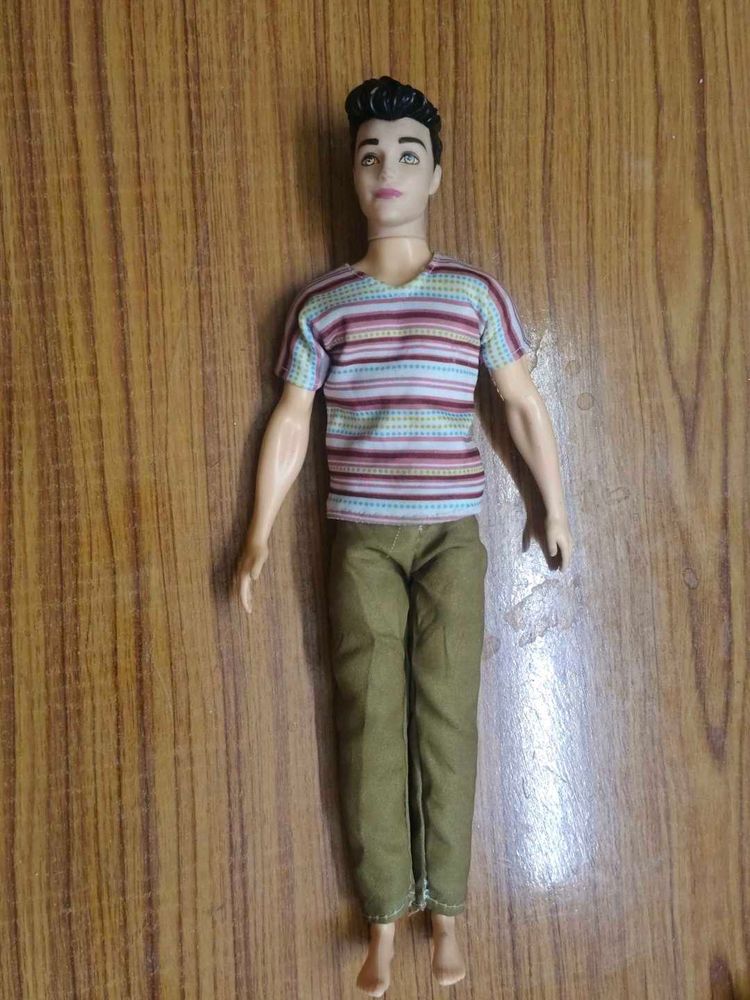 Vintage Boy Doll with Clothes