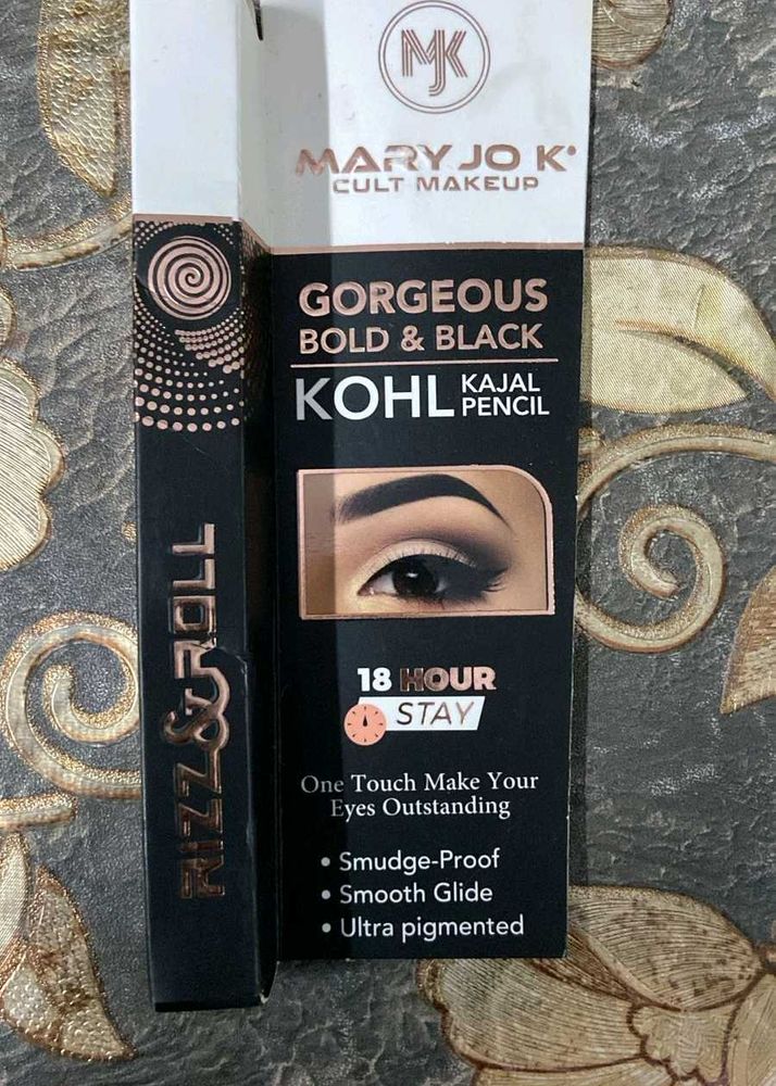 Mary Jo K Gorgeous Bold &amp; Black Kohl Kajal Pencil