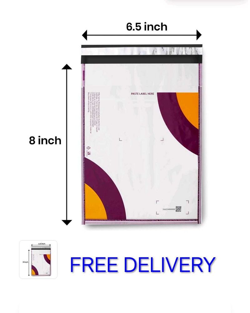 100 Pc Shipping Envelopes - 6.5 x 8 Inch