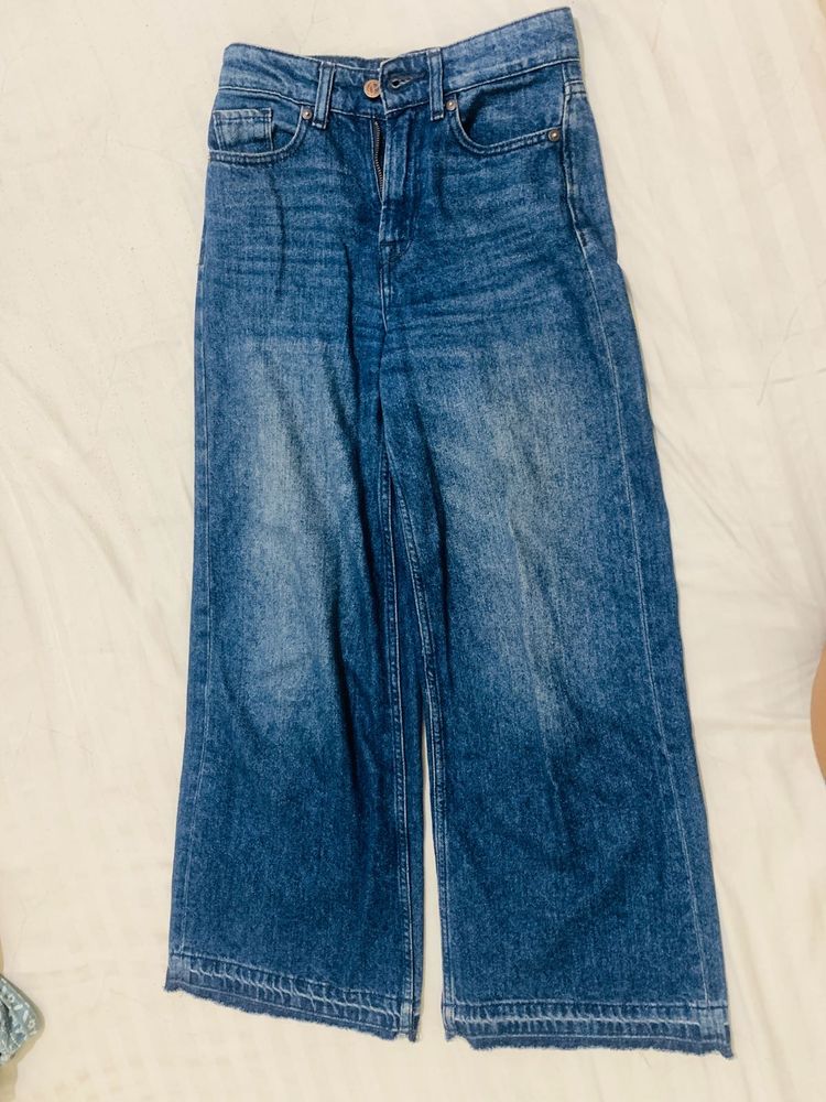 PEPE JEANS Wide Leg Denim Jean