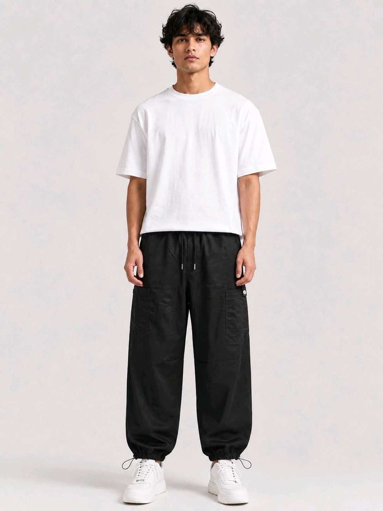 Men's Black Cargo Pants