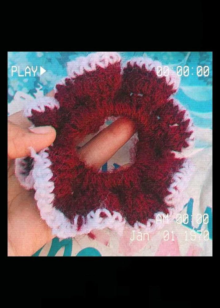 Handmade Crochet Scrunchie