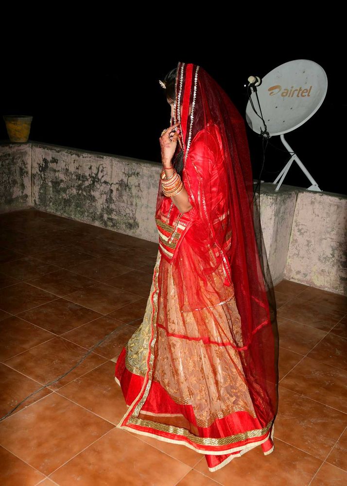 Red Ethnic rajputi poshak