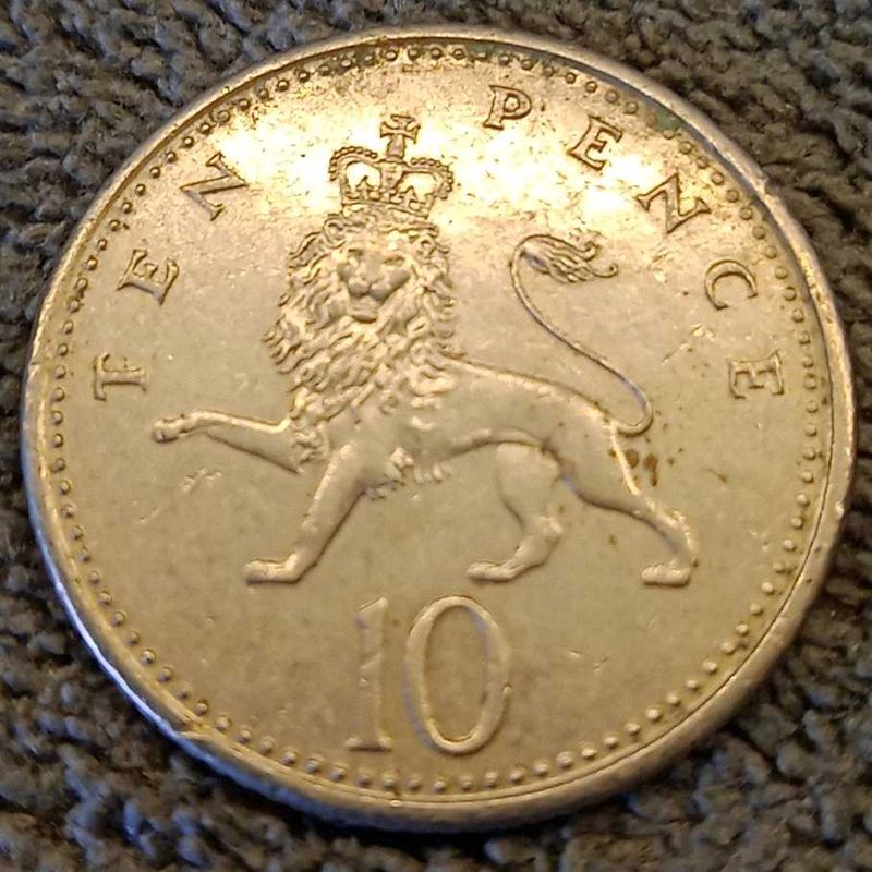 1992 British Ten Pence Coin
