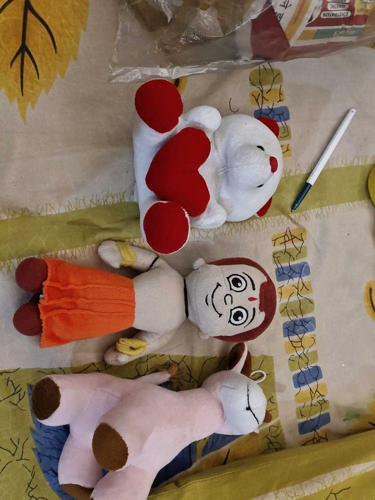 Cute Plush Toys - Teddy Bear, Cartoon Character, &amp;