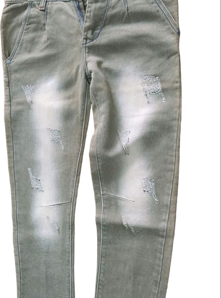 Ripped Denim Jeans