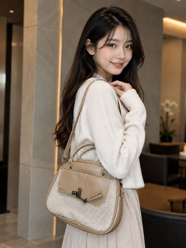 Stylish Tan Handbag