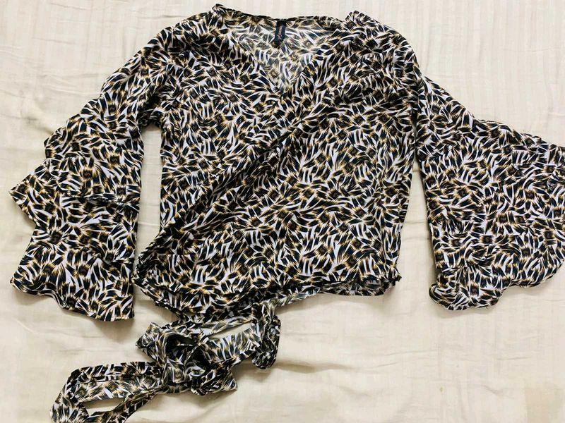 🤎Women Wrap Korean Top🤎