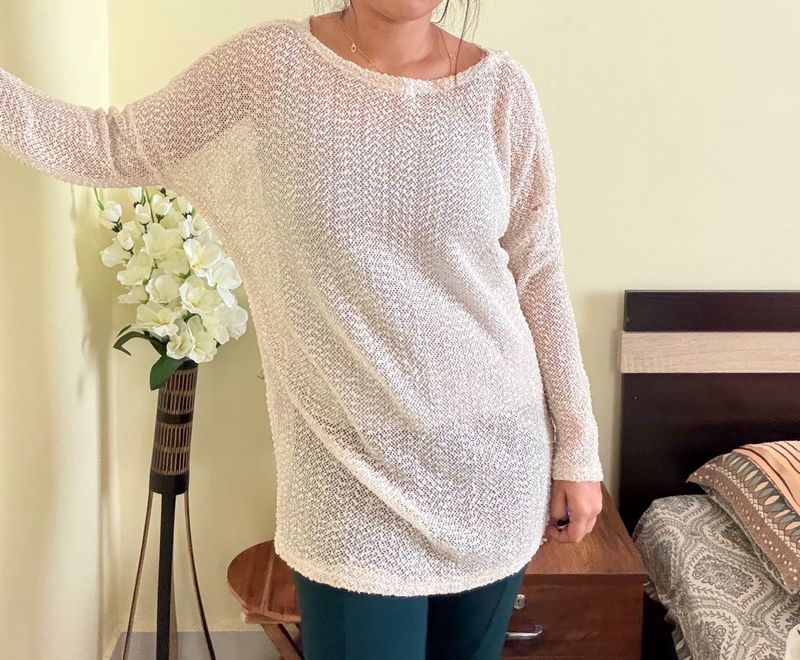 Elegant Knit Tunic Top
