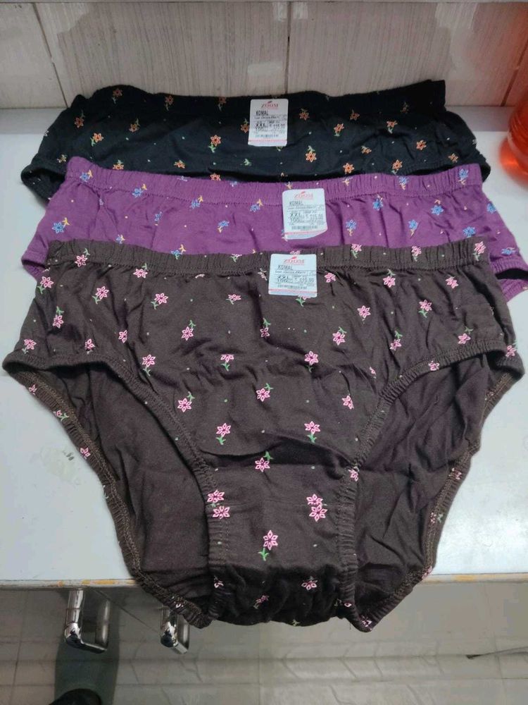 Pack of 3 Floral Print Briefs
