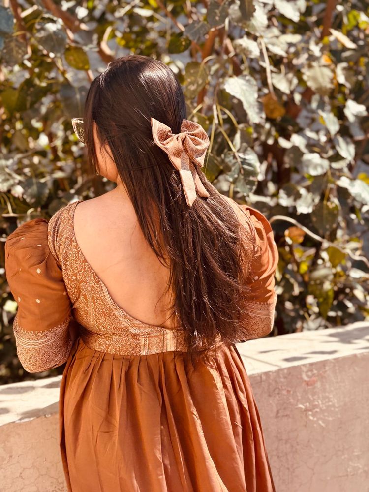 One Piece Dress With Bow