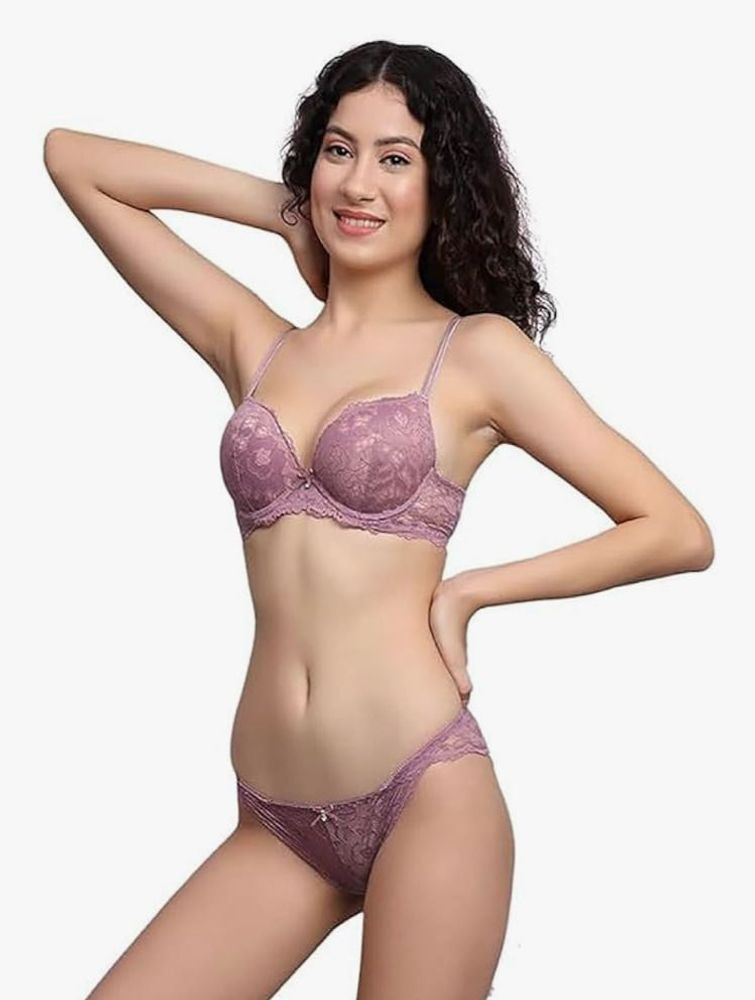 Lace Padded Bra and Panty set