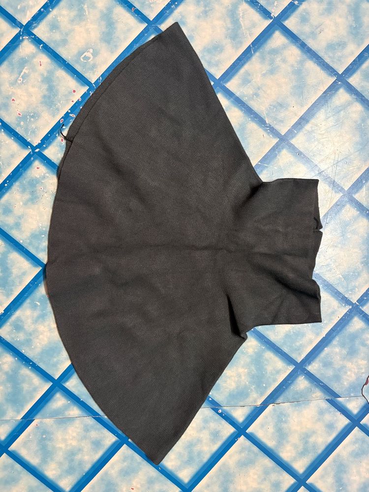 Dark Grey Ethnic Skirt