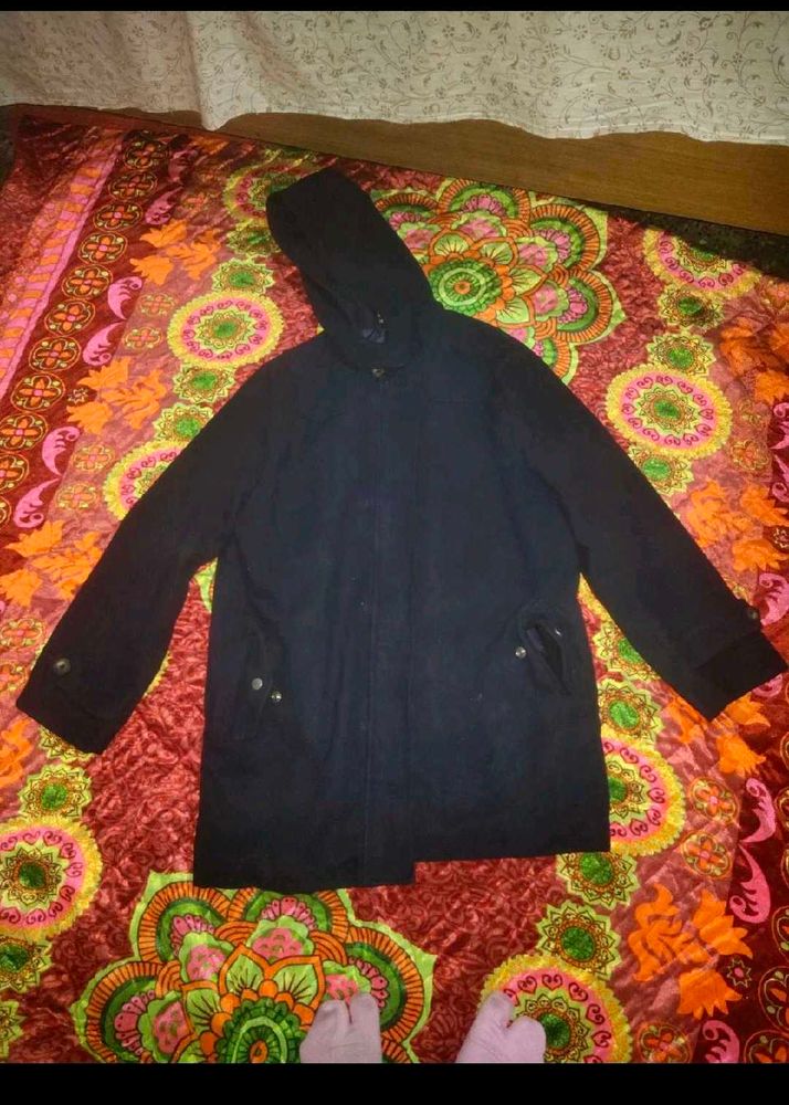 Men Winter Korean Hoody Fleece Coat