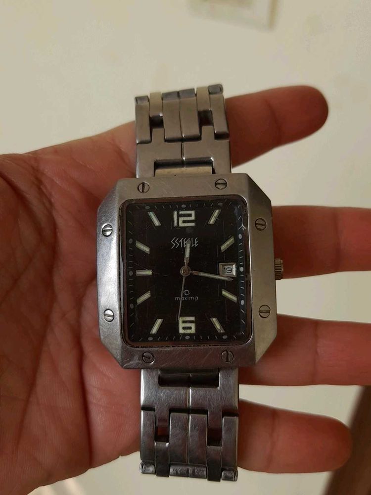 Maxima Steel Watch
