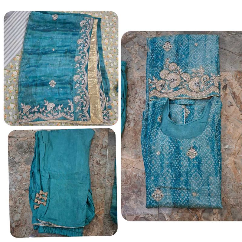Premium Silk Embroidered kurta Set