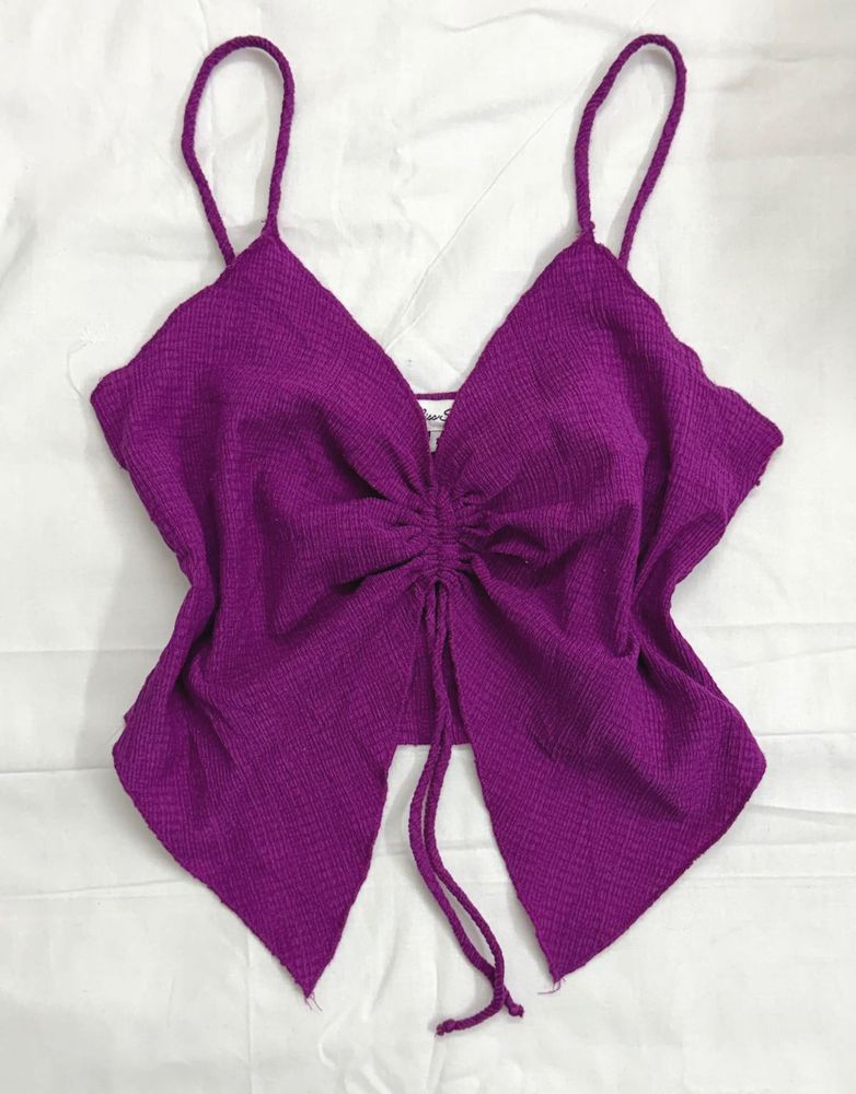 Purple Crop Top
