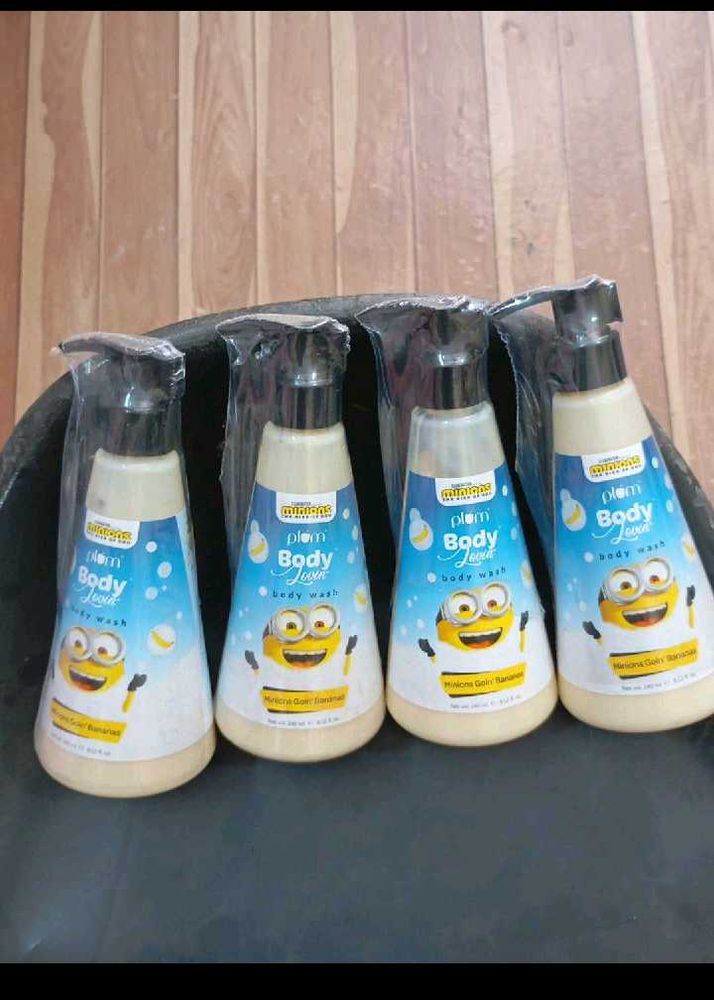 plum Minions banana body wash (*4)