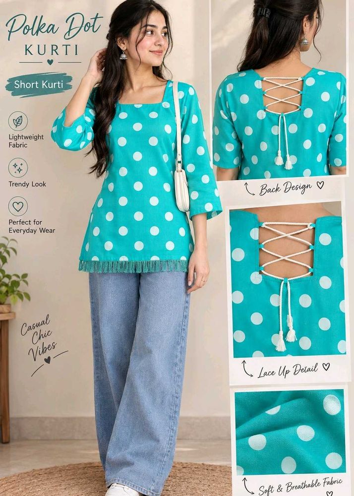Potka Dot short Kurti
