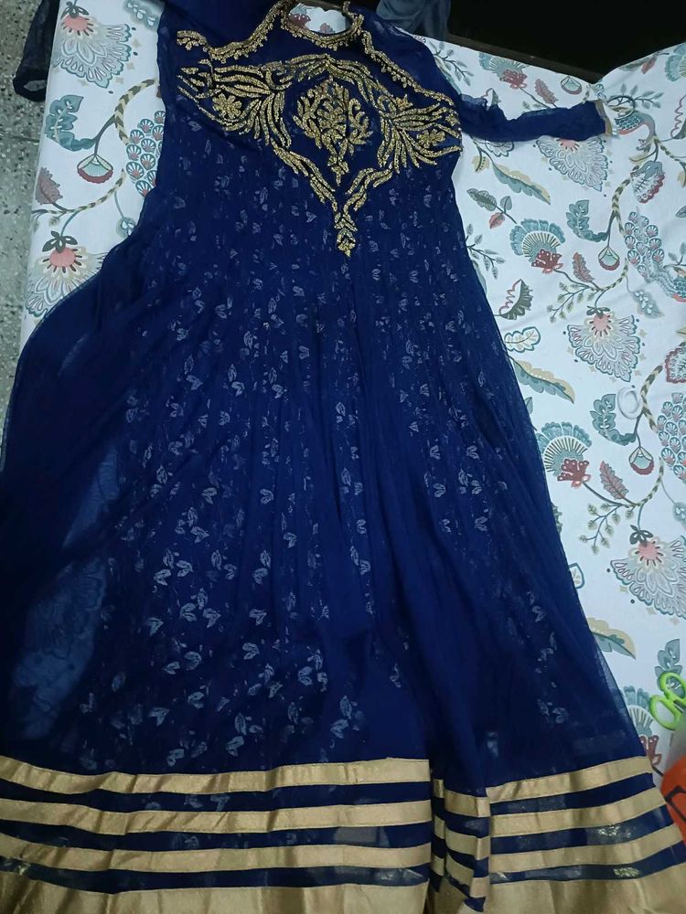 fixed price Heavy Party Wear Anarkali &amp; Dupatta In