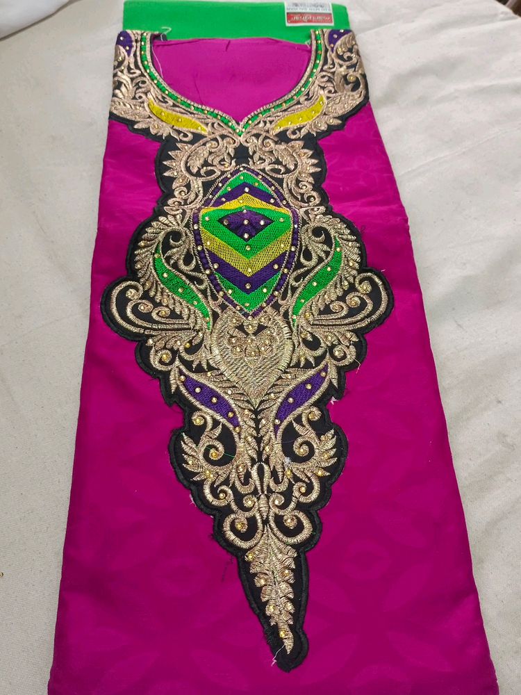 Contrast Suit With Green Bottom,