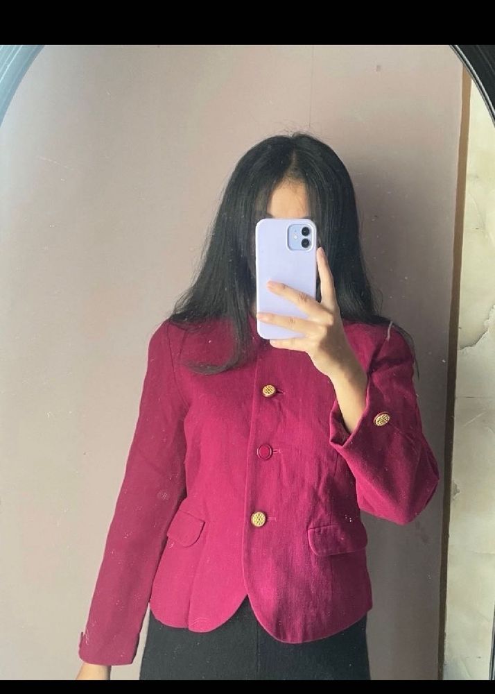 Sale 😍!!Winter Pink Blazer 🎄🎄