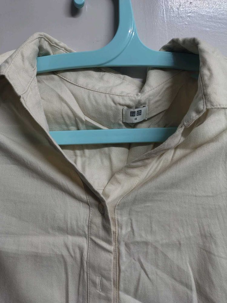 Uniqlo Beige Shirt