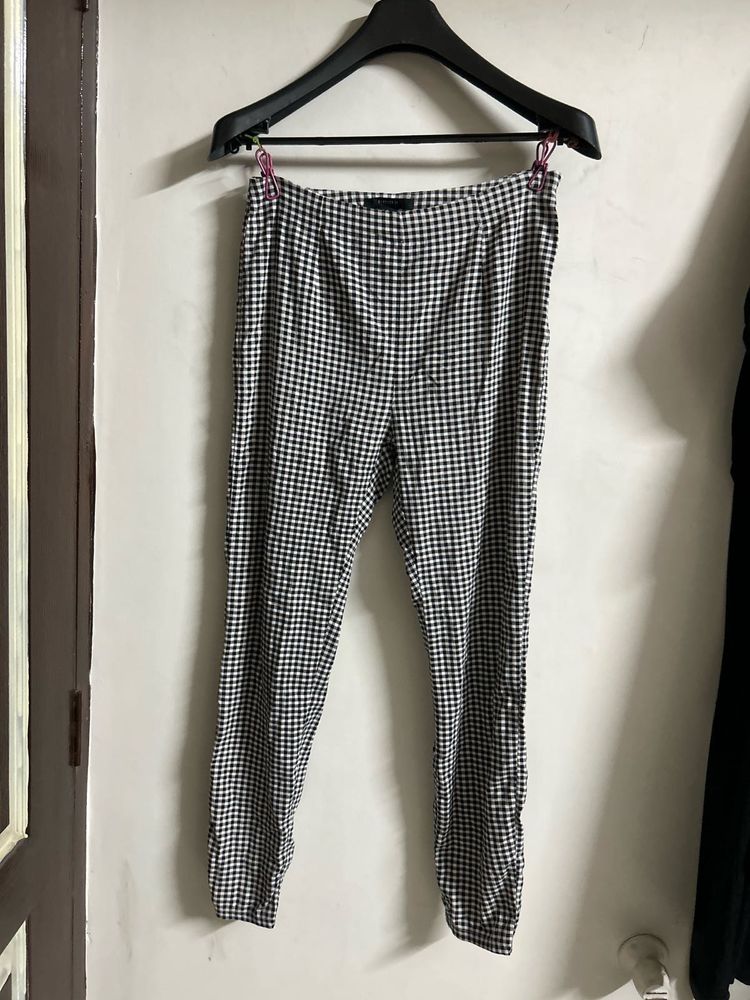 forever 52 Retro Gingham Check Pants