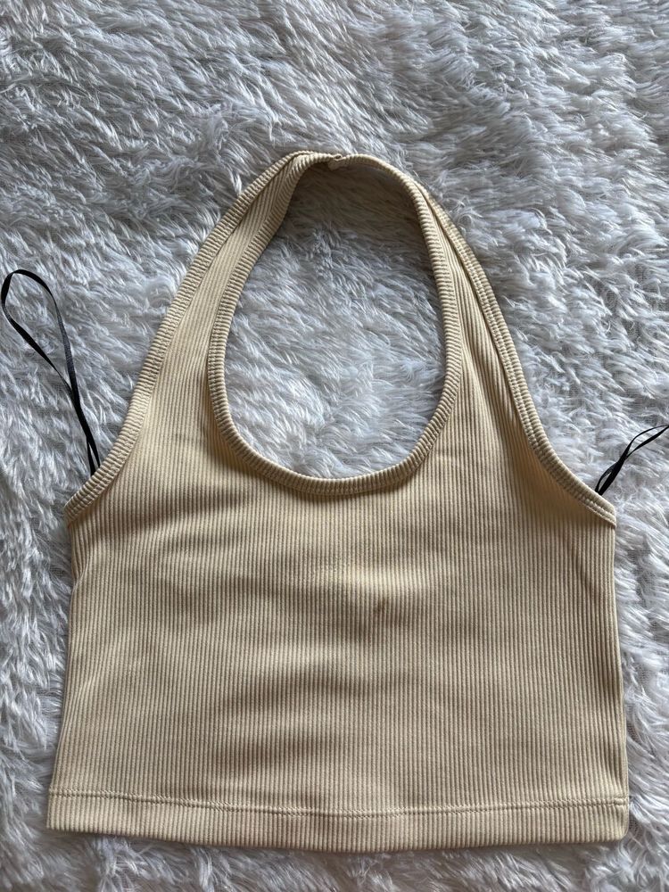 H&amp;M Beige Halter Top