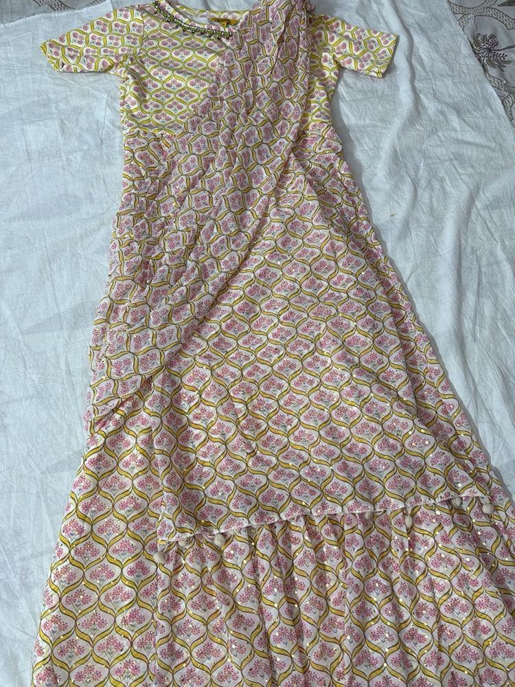 Saree Style gown from Global Desi