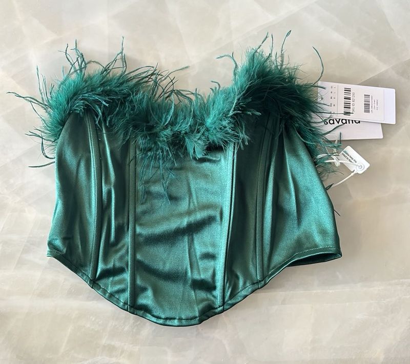 Feather Tube Top