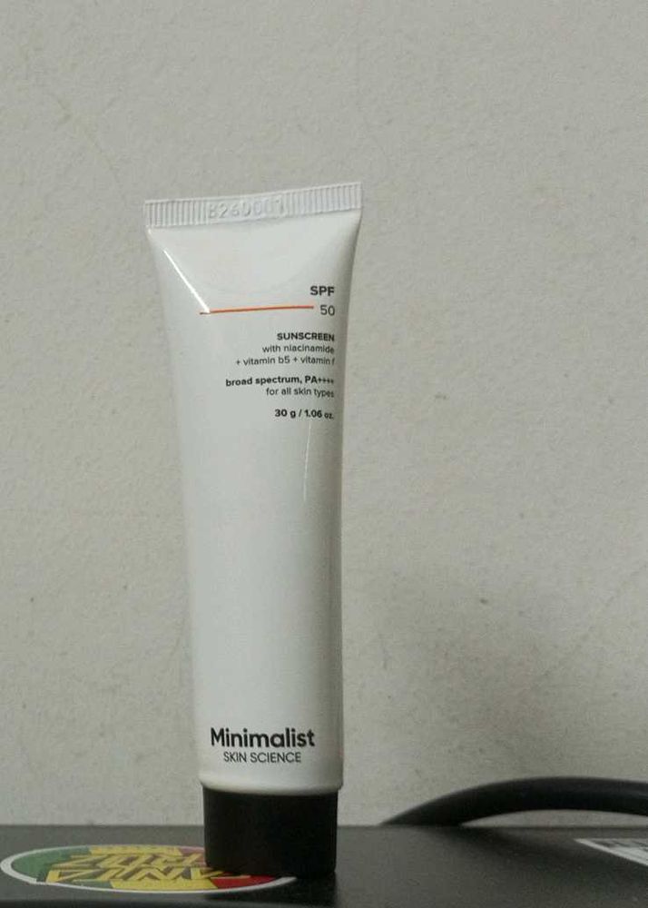Minimalist SPF 50 Sunscreen