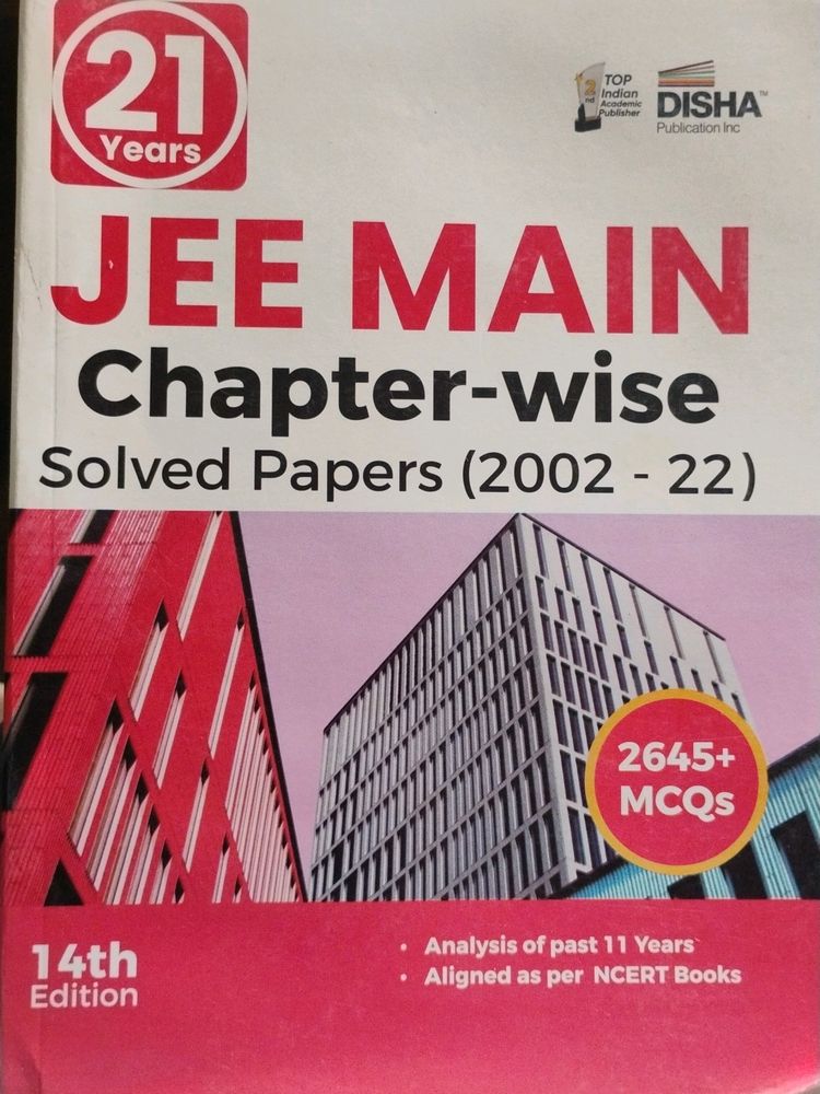 21 Years JEE MAIN Chapter-wise Solved Papers (2002