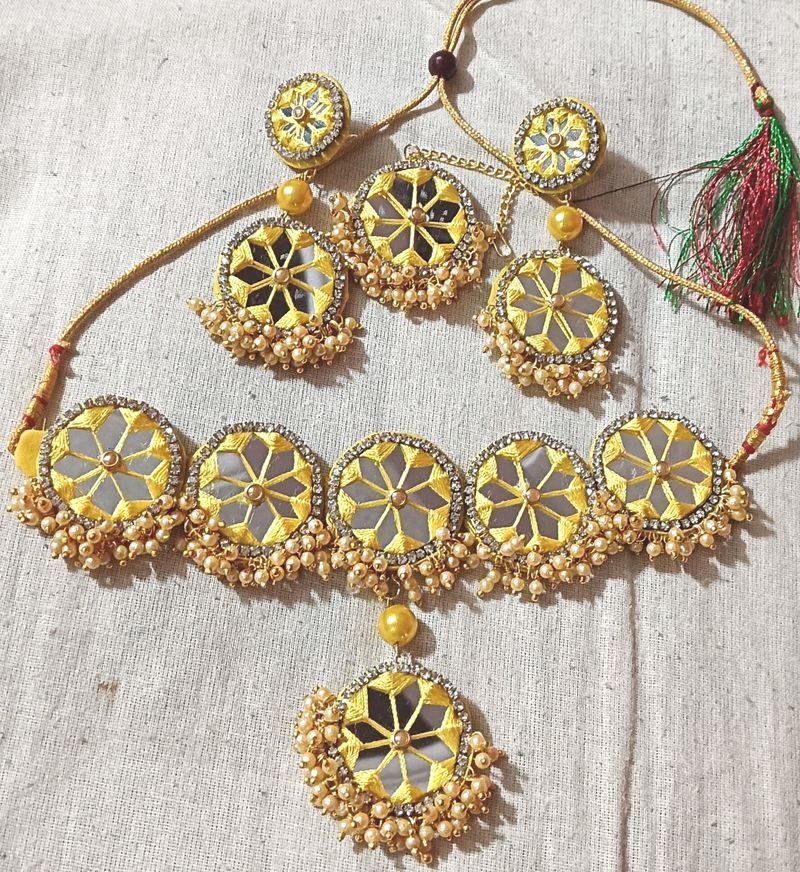 Mirror Work Jewelry Set