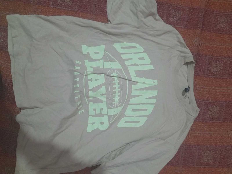 H&amp;m oversized Orlando Player Graphic T-Shirt