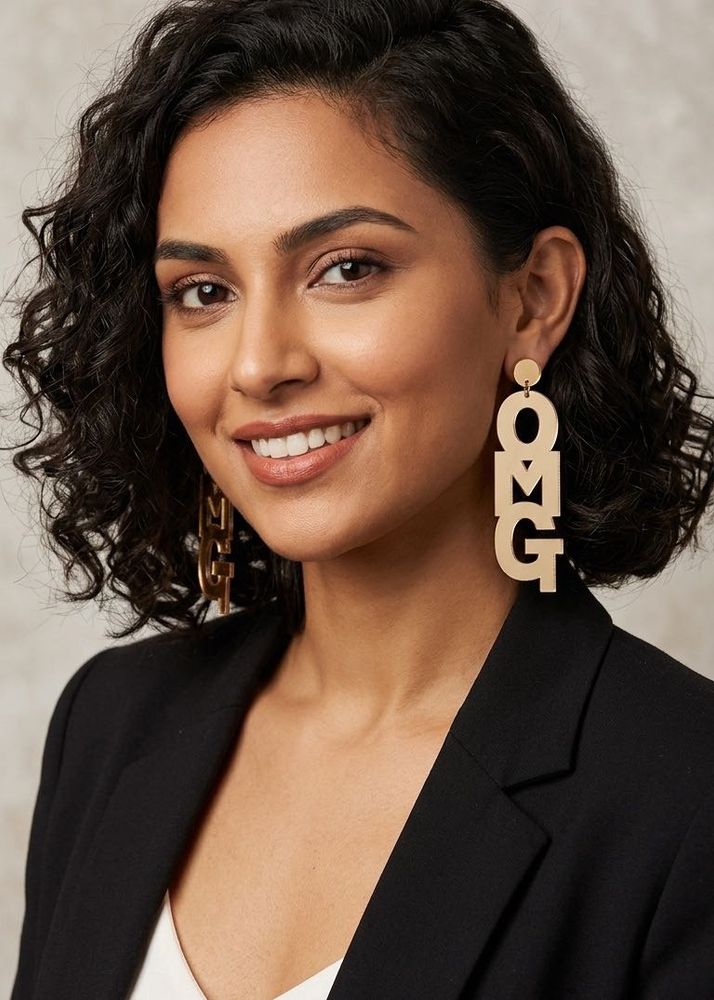 OMG Statement Earrings