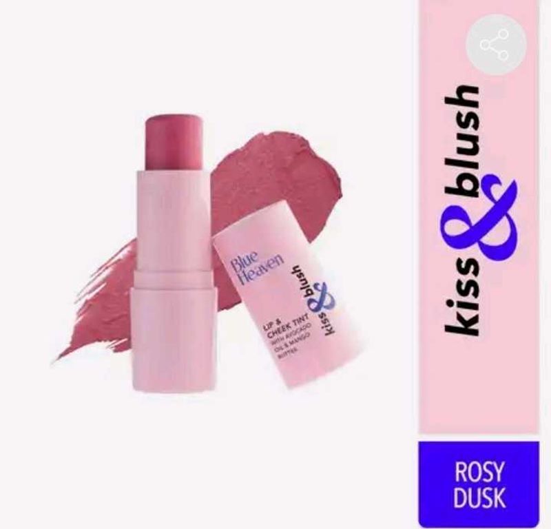 Buy1 Get 2 Blue Heaven Kiss&amp;Blush 3in1+ Glam21💄🆓
