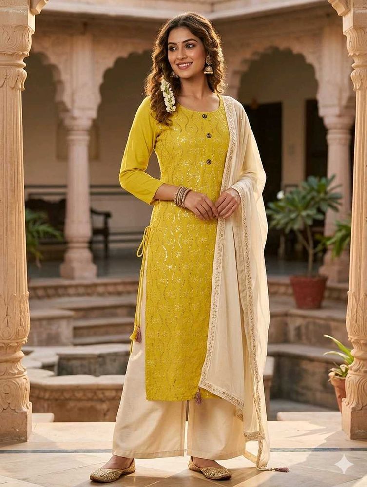 Yellow Kurta