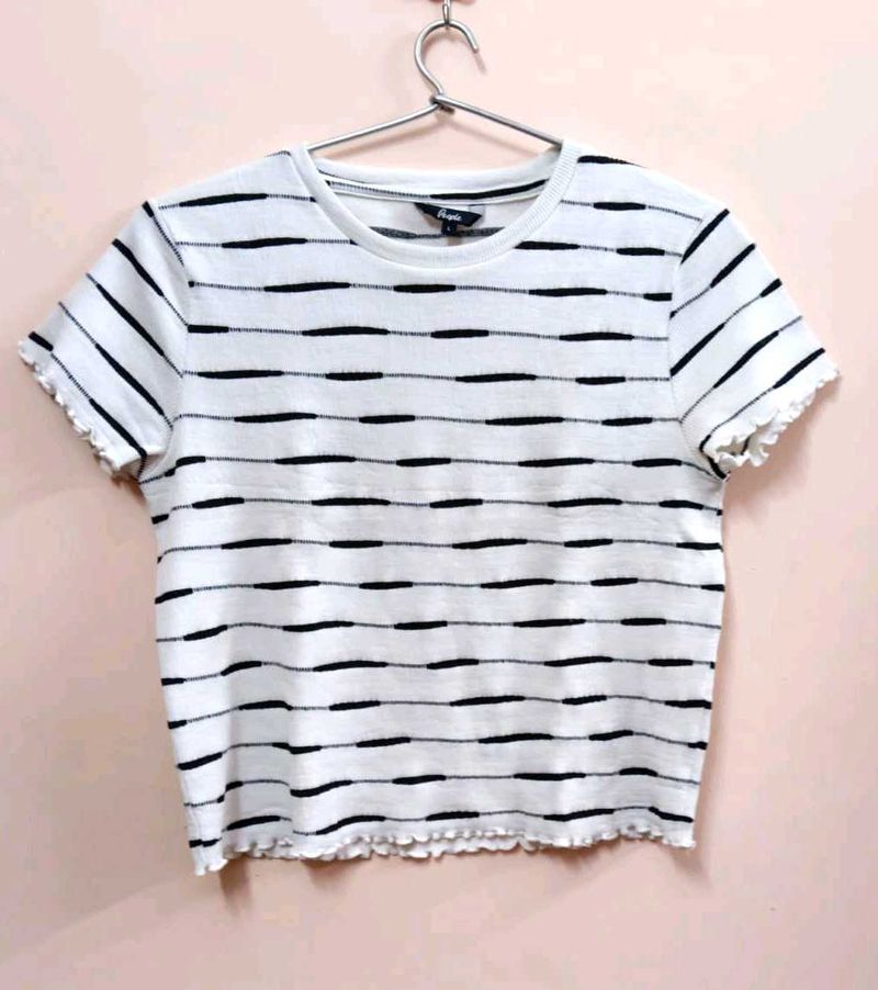 People Brand Striped Crop Top (Basic Essential) ✨