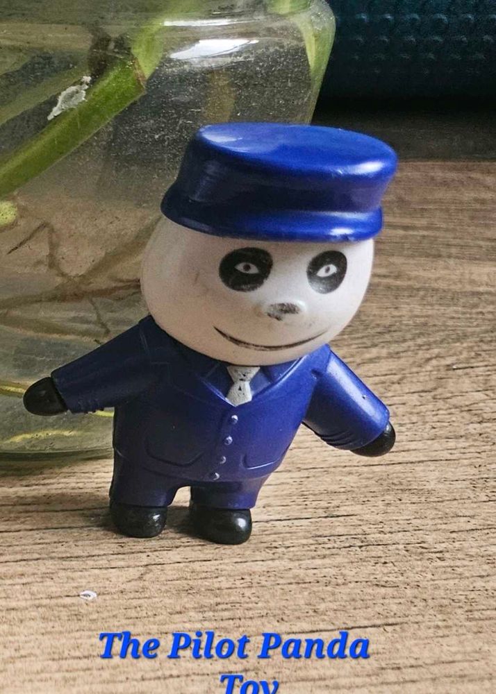 Pilot Panda Toy - Blue Suit Character