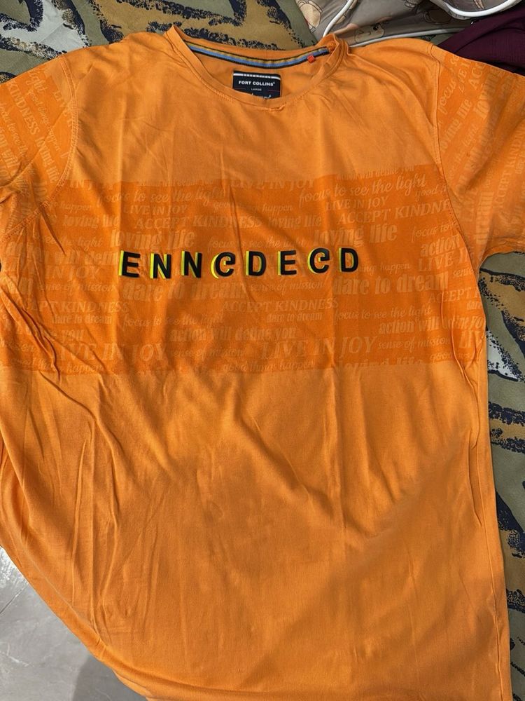 Orange Graphic T-Shirt