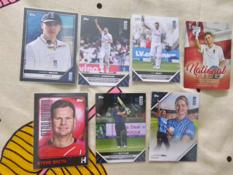 Topps UK Edition Cricket Cards