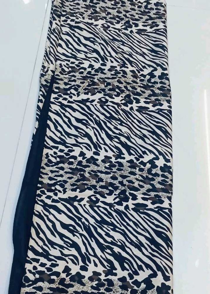 Wild Print Saree