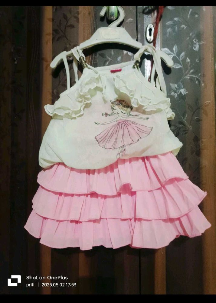 Cute Ballerina Ruffle Dress
