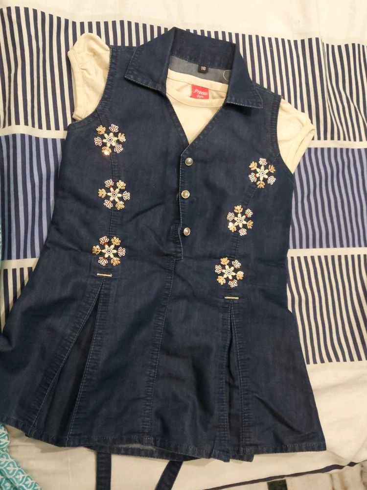 Frock with Inner Tshirt