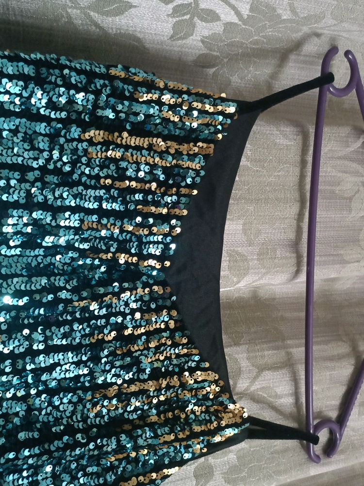 Sequence Velvet Dress